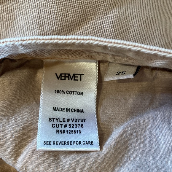 Vervet Ripped Jeans Light Pink 25 - Picture 5 of 5